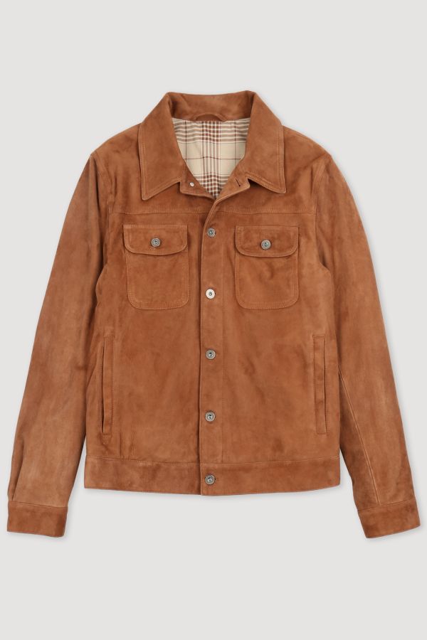 Suede Trucker Jacket