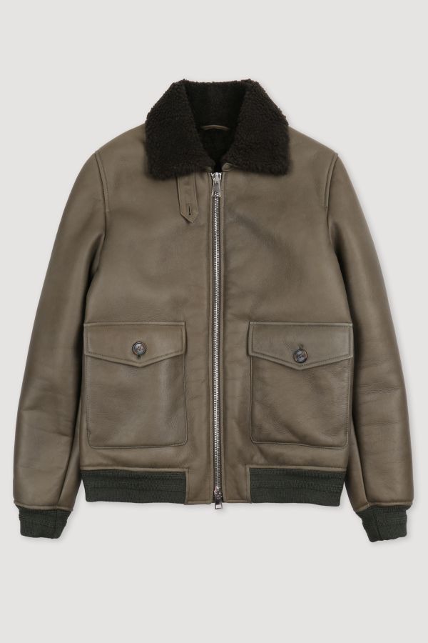 Nappa Shearling Flight Jacket