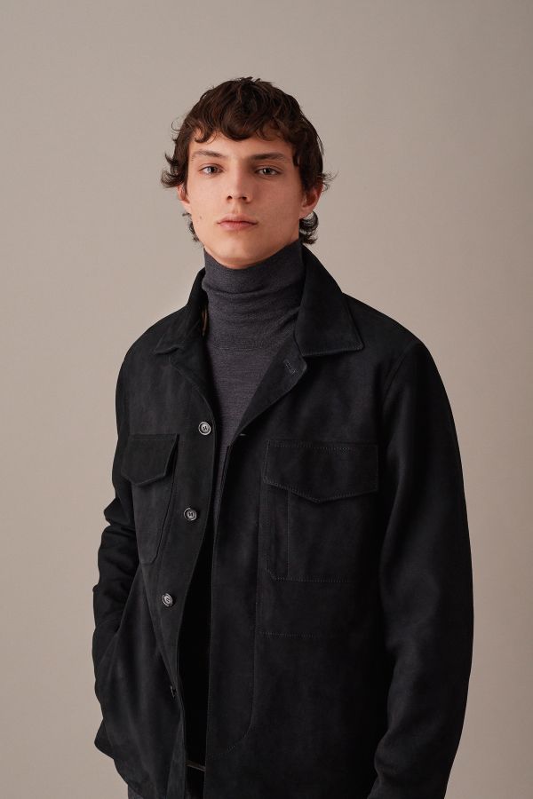 Suede Overshirt