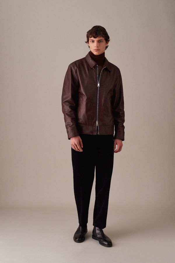 Nappa Zip Jacket