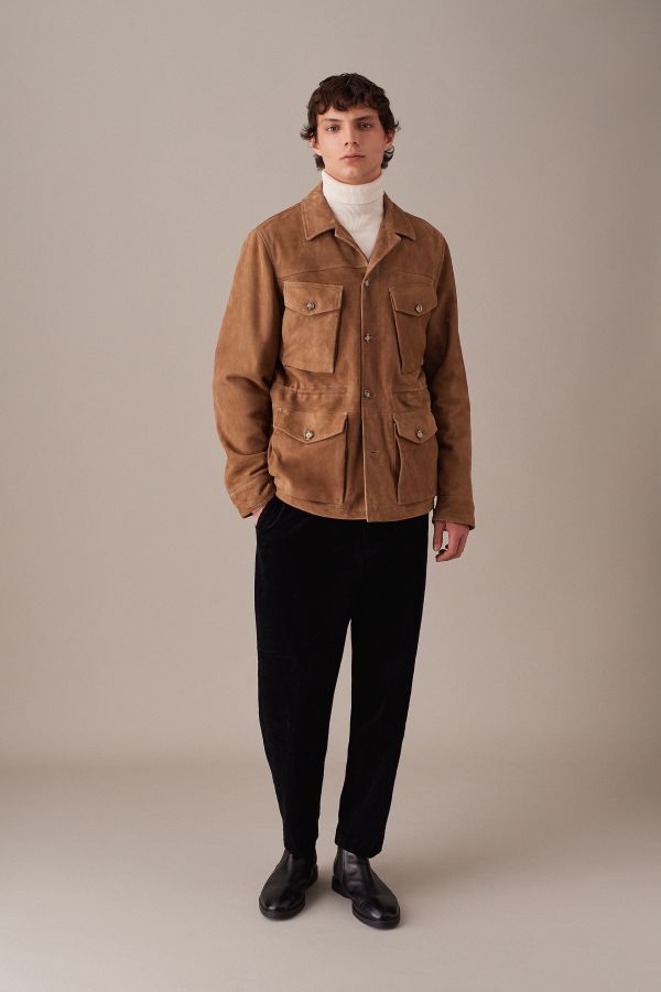 Suede Field Jacket