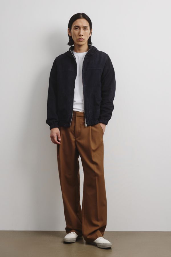 Reversible hooded jacket