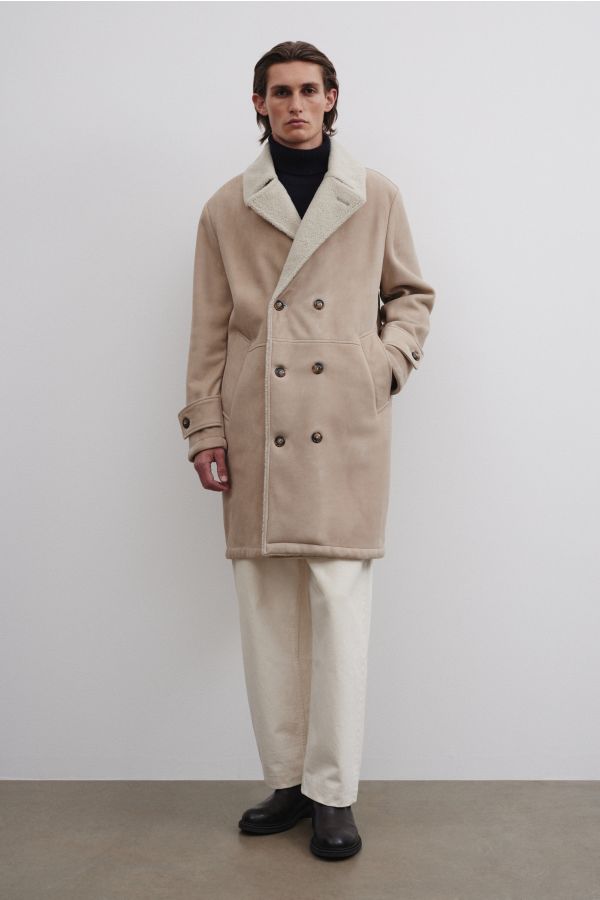 Double breasted coat