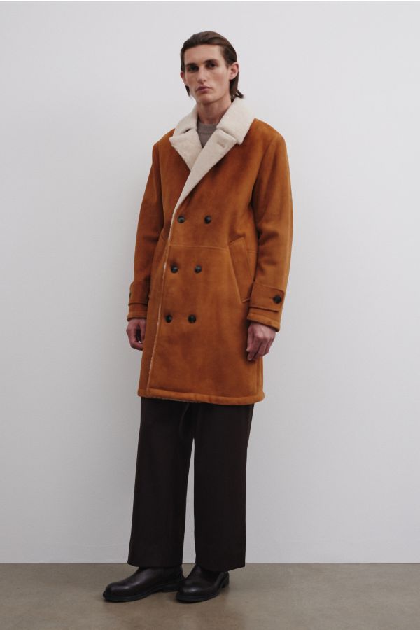 Double breasted coat