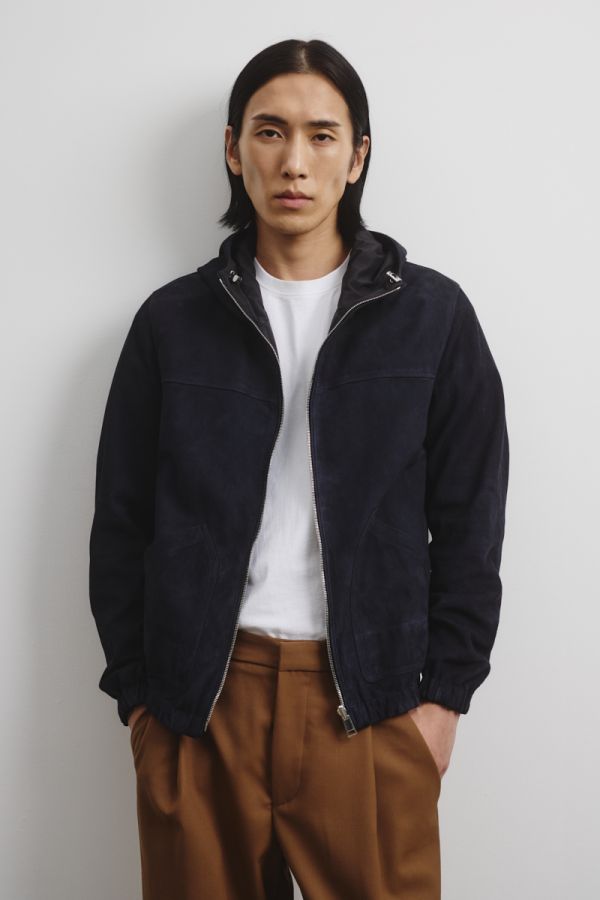 Reversible hooded jacket