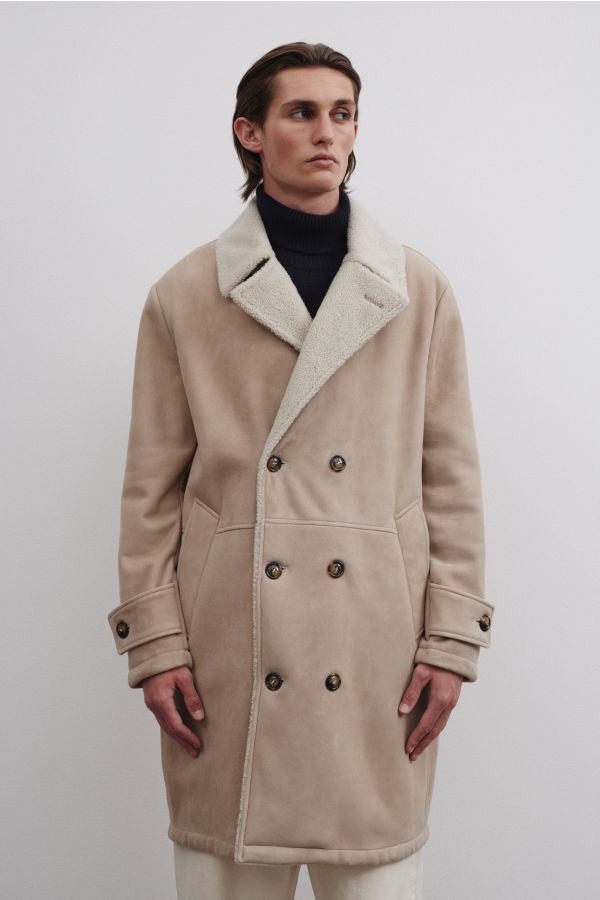 Double breasted coat