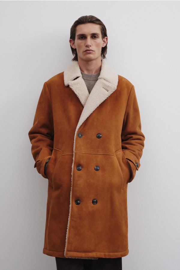 Double breasted coat