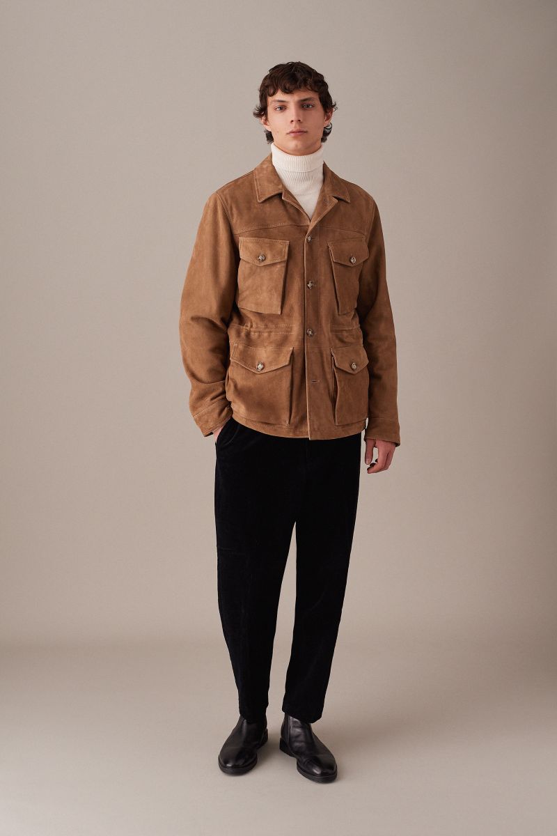 Suede field jacket mens new arrivals