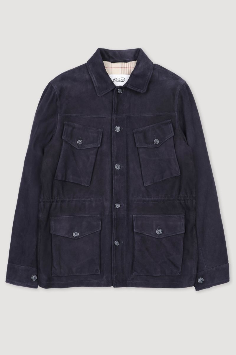 Mens suede sale field jacket